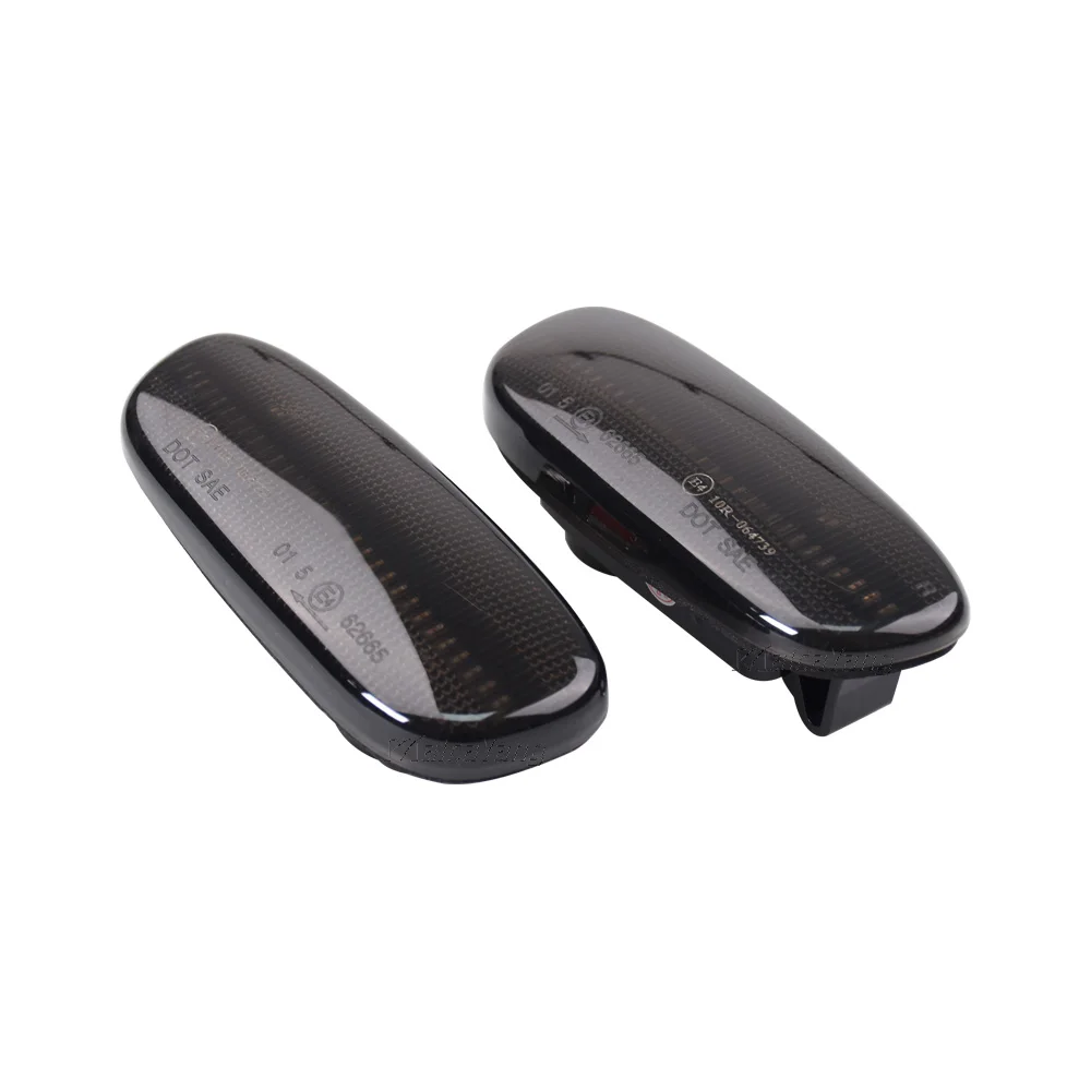 2 قطعة LED الجبهة الحاجز الجانب ماركر ضوء ديناميكية بدوره إشارة مؤشر الوامض مصباح لسوبارو امبريزا GC GM GF 1993-2001