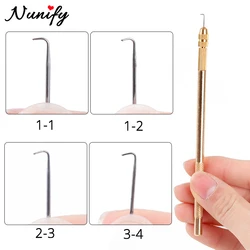 Ventilating Needle For Wig Making Brass Ventilating Holder And 4 Different Size Stainless Steel Needles Wig Making Kit Beginners