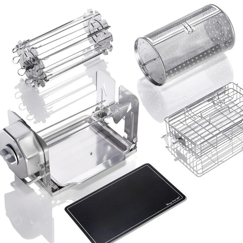 

Wireless Rotary Grill Kit for Grills, Ovens and Smokers - Non-Electric Barbecue Grills