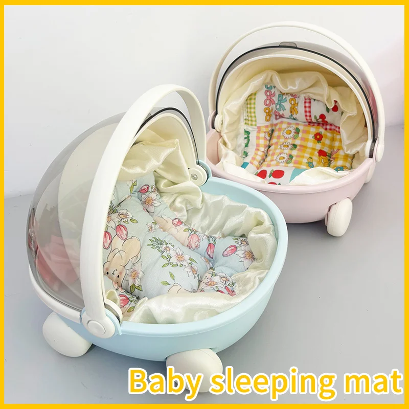 

For Cotton Doll Storage Box For Baby Bed 15 * 18cm Cushion Bedding Doll Bjd Basket Cradle Cart Lace Mat