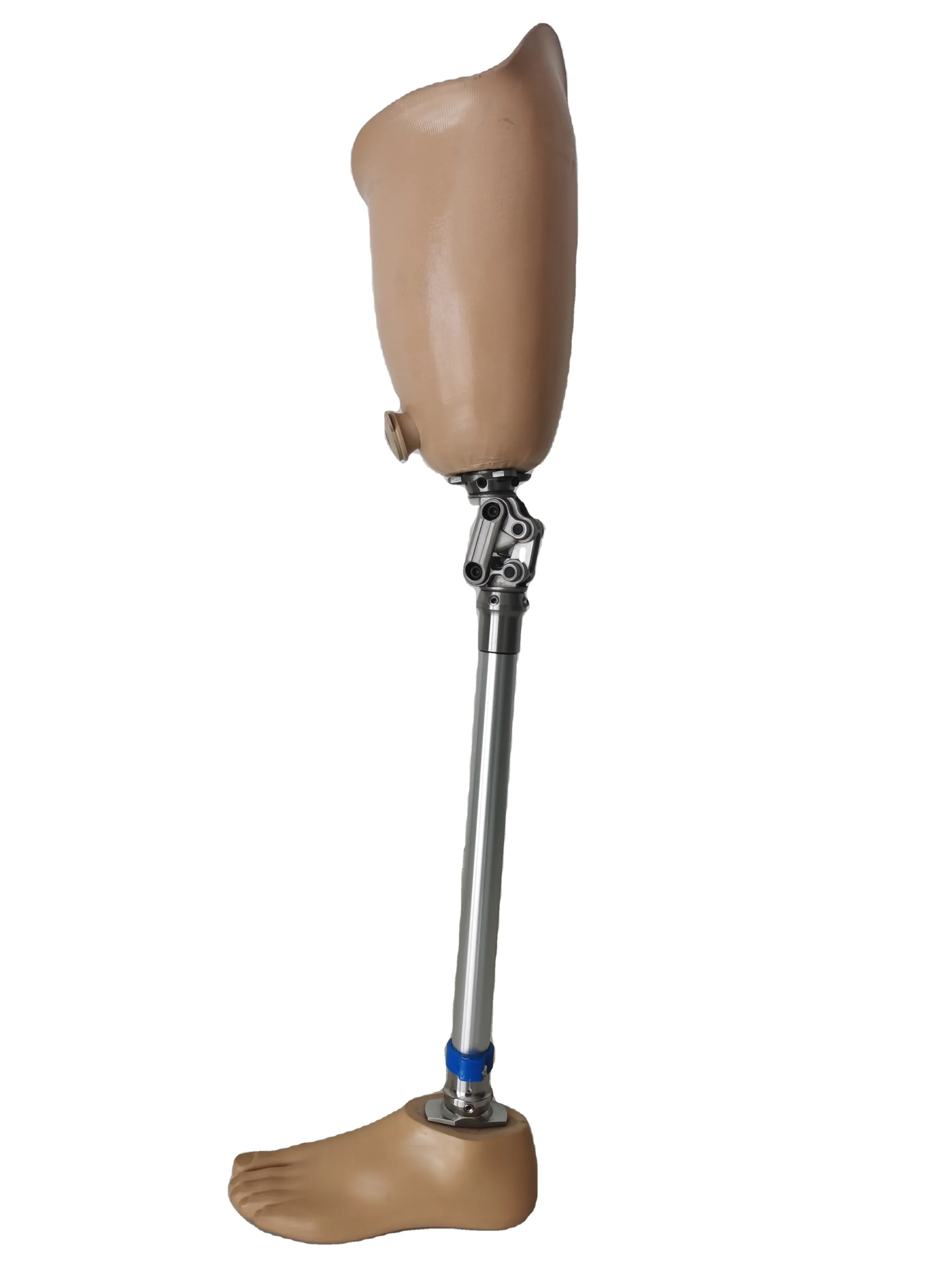 gamba protetica sopra il ginocchio per protesi delle gambe, arti artificiali, amputee