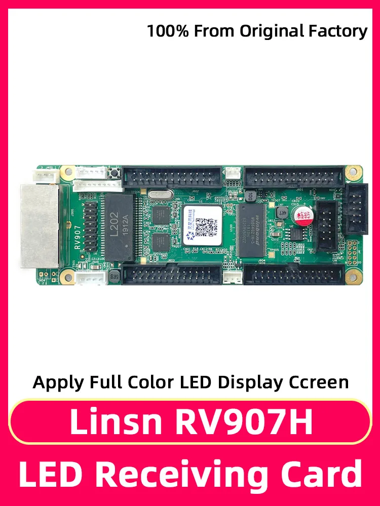 LINSN RV907H Fullcolor LED Receiver Card for Rental LED Screen LED Display Control System