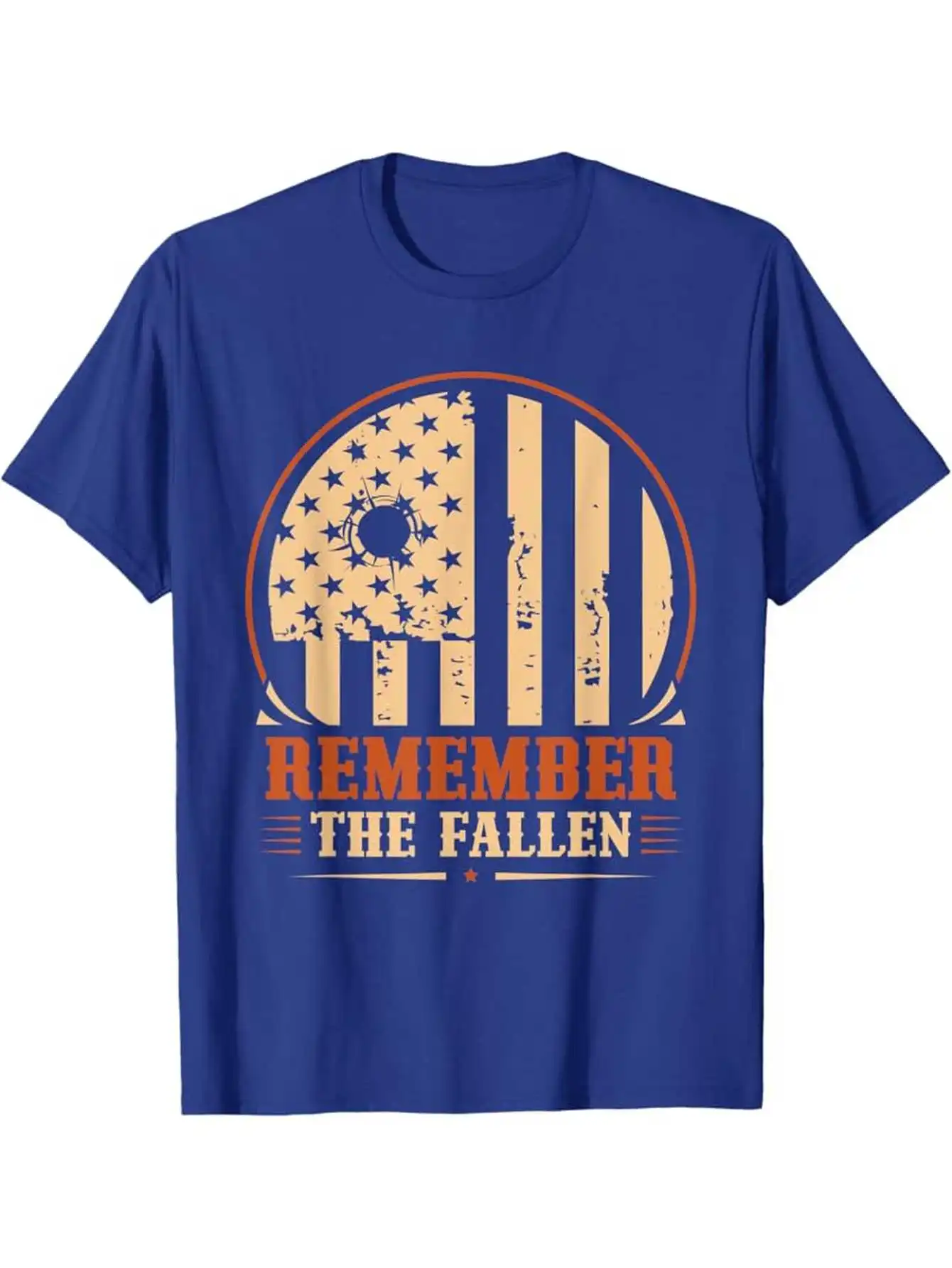 Remember The Fallen Military Memorial Day T-Shirt 100% Cotton O-Neck Short Sleeve Summer Casual Mens T-shirt Streetwear