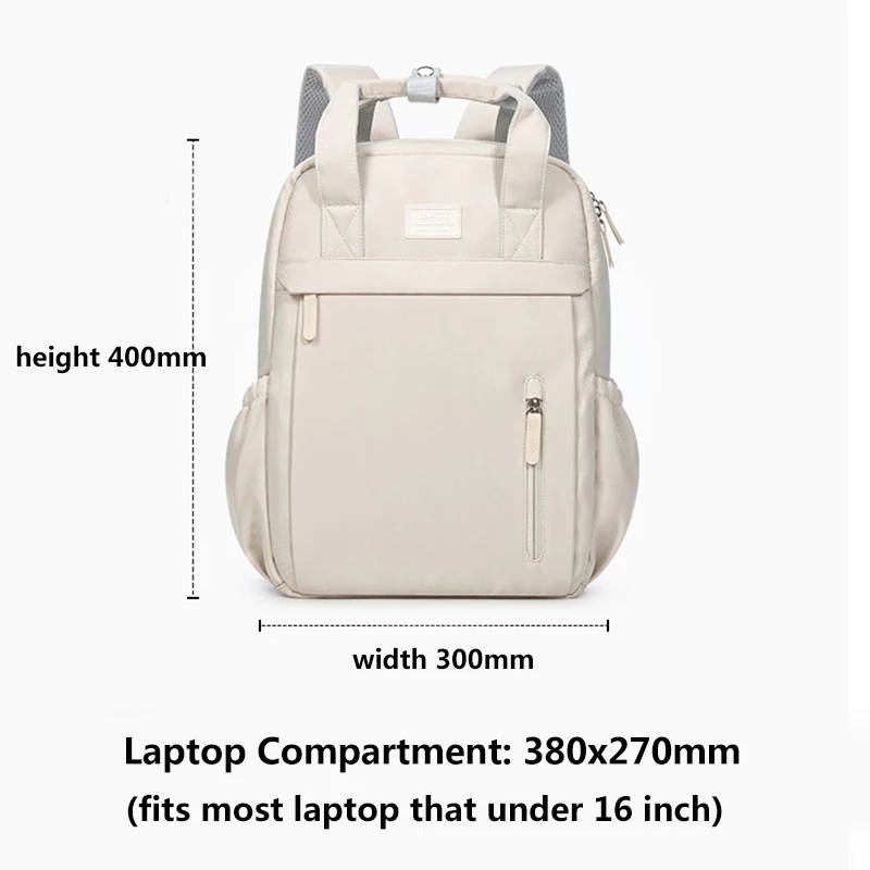 Zaini per Laptop da donna Daypack borsa da scuola per ragazza da 15.6 pollici per Macbook Air Pro Huawei HP Dell ASUS Acer Lenovo borsa antiurto