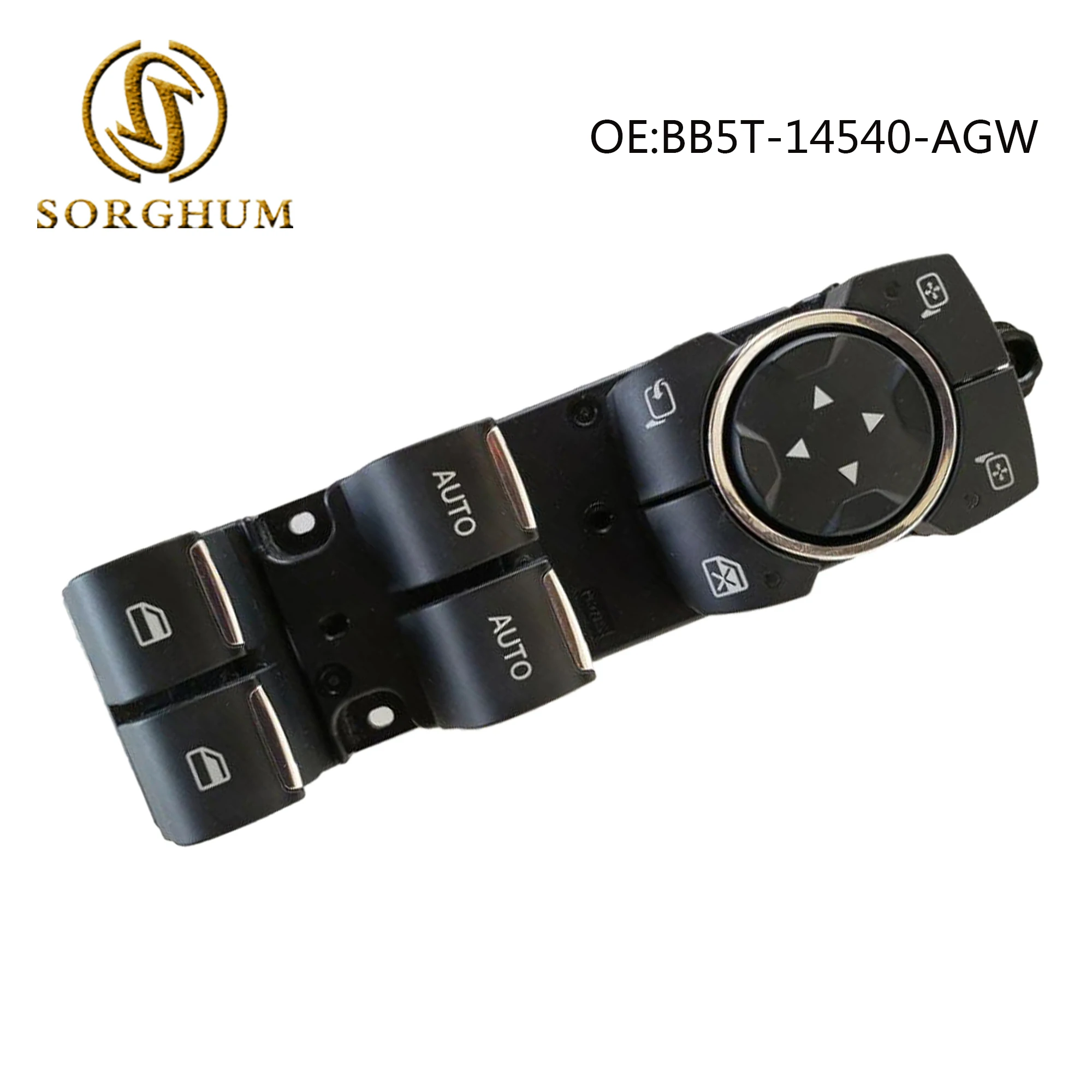 SORGHUM Chrome Electric Power Master Window Control Switch BB5T-14540-AGW For Ford Explorer 2011 2012 2013 2014 2015