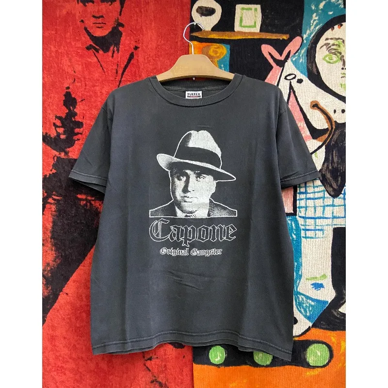 American Mafia Photo Printed T-shirt Summer Unisex Casual Fashion Cotton T-shirt