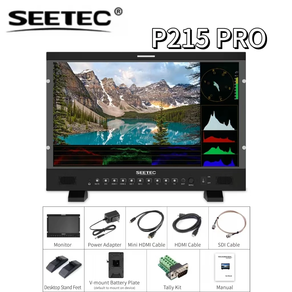 SEETEC P215 PRO 21.5 inch 1000nit High Bright Broadcast Monitor Full HD 1920x1080