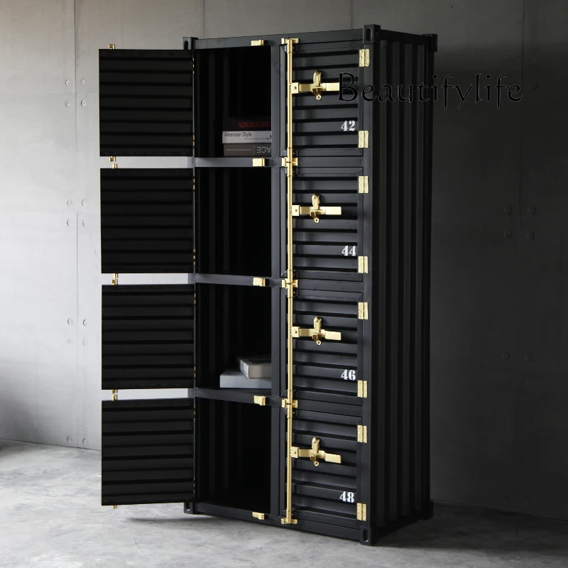 

Creative personalized container industrial style locker swimming pool gym iron locker