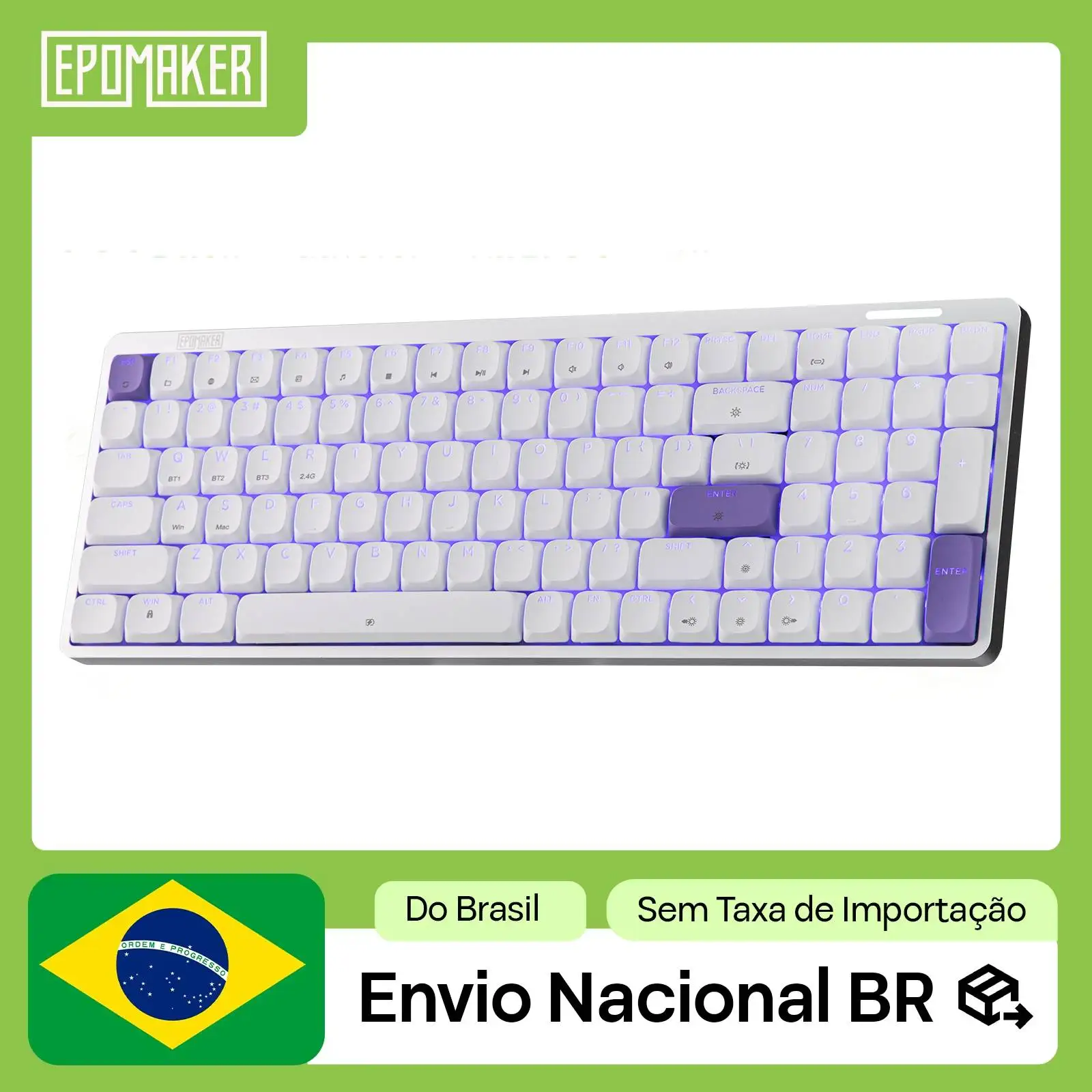 EPOMAKER LUMA100 Mechanical Keyboard Aluminum Anodized 96% QWERTY ANSI US Tri-Mode Wireless Battery 3000mAh