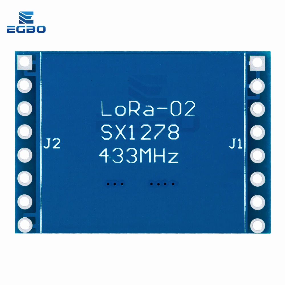 EGBO 433MHZ SX1278 LoRa Module 433M 10KM Ra-02 Wireless Spread Spectrum Transmission Board 2.4G IPX Antenna for Smart Home