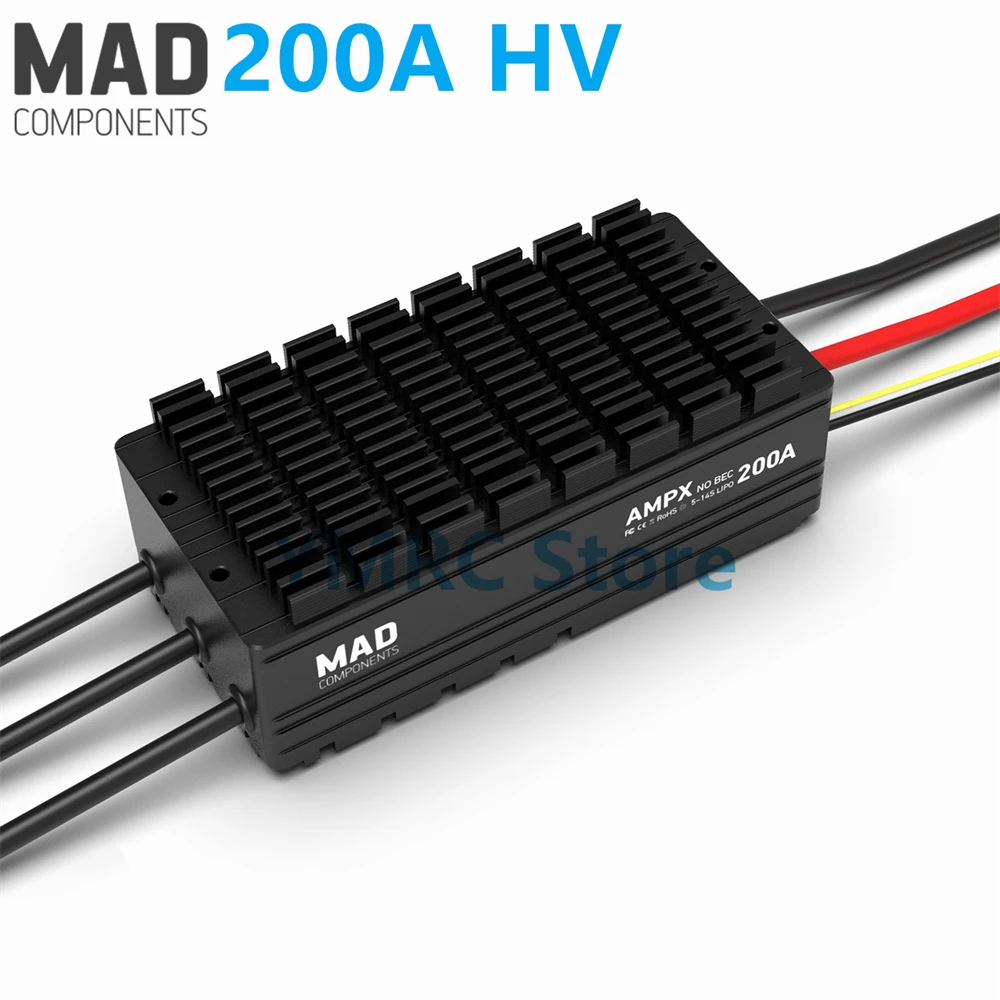 MAD AMPX 40A 60A 80A 120A 200A 5~14S HV Brushless ESC Speed Controller NO BEC for Multi-rotors Agriculture Plant Drones UAV