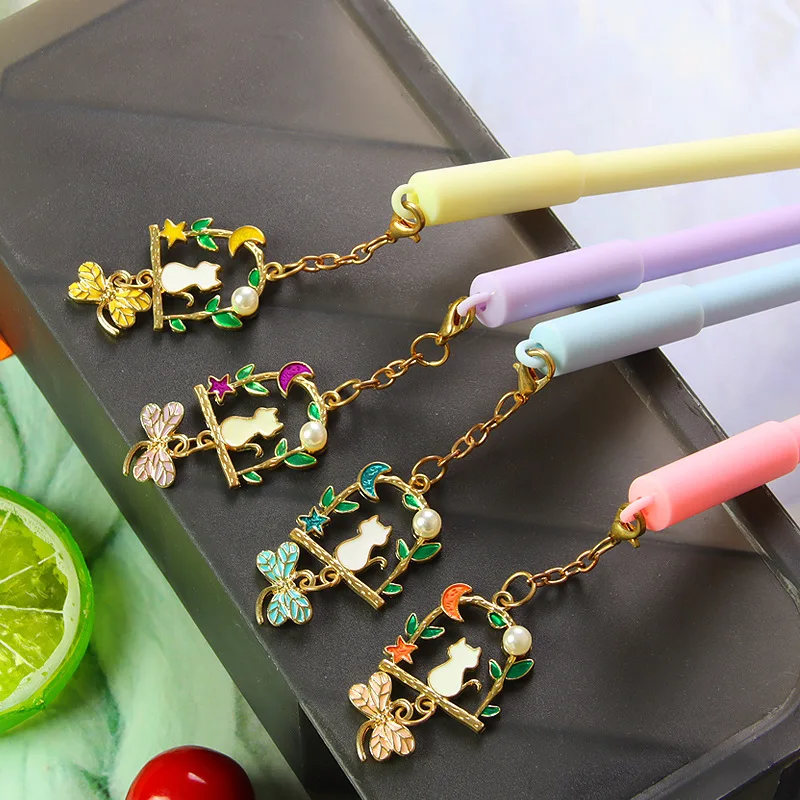 

Custom. Dragonfly Hanging Pen Cute Learning Stationery Office Supplies Pendant-Based Paint Pen Student Writin