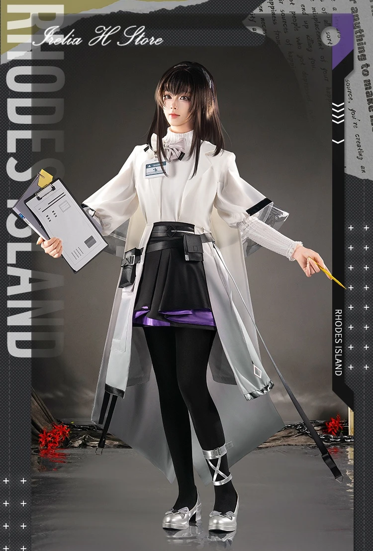

Irelia H Store Arknights Priestess Cosplay Costume Game Priestess Uniform Dress Halloween Costumes Female