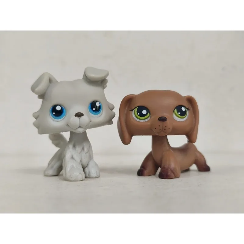 2pcs/lot LPS Toys Littlest Pet Shop Dog #363#139 Animal Figures