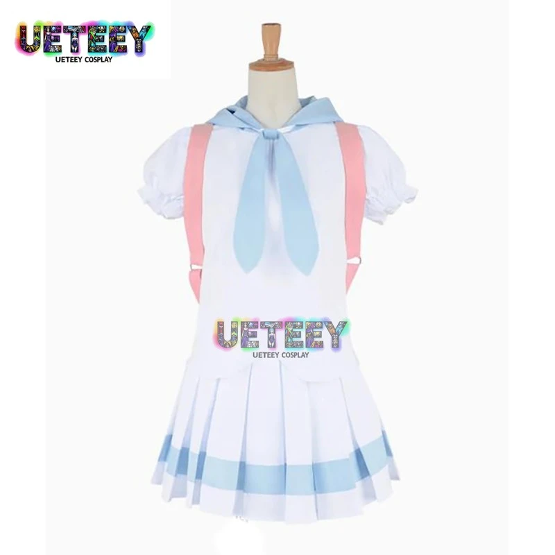 

UETEEY COS Anime Sun And Moon Lillie Cosplay Costume Outfit Cosplay Costume Lolita Dress With Bag Halloween