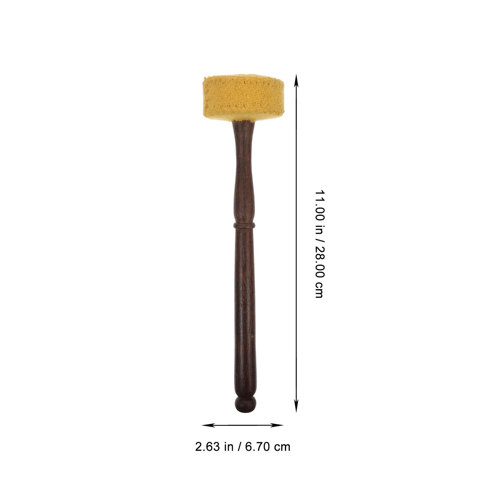 

1pc Singing Bowl Mallet Wooden Handle Universal Striker for Yoga Meditation Healing Bowl Stick Durable Filling Tool