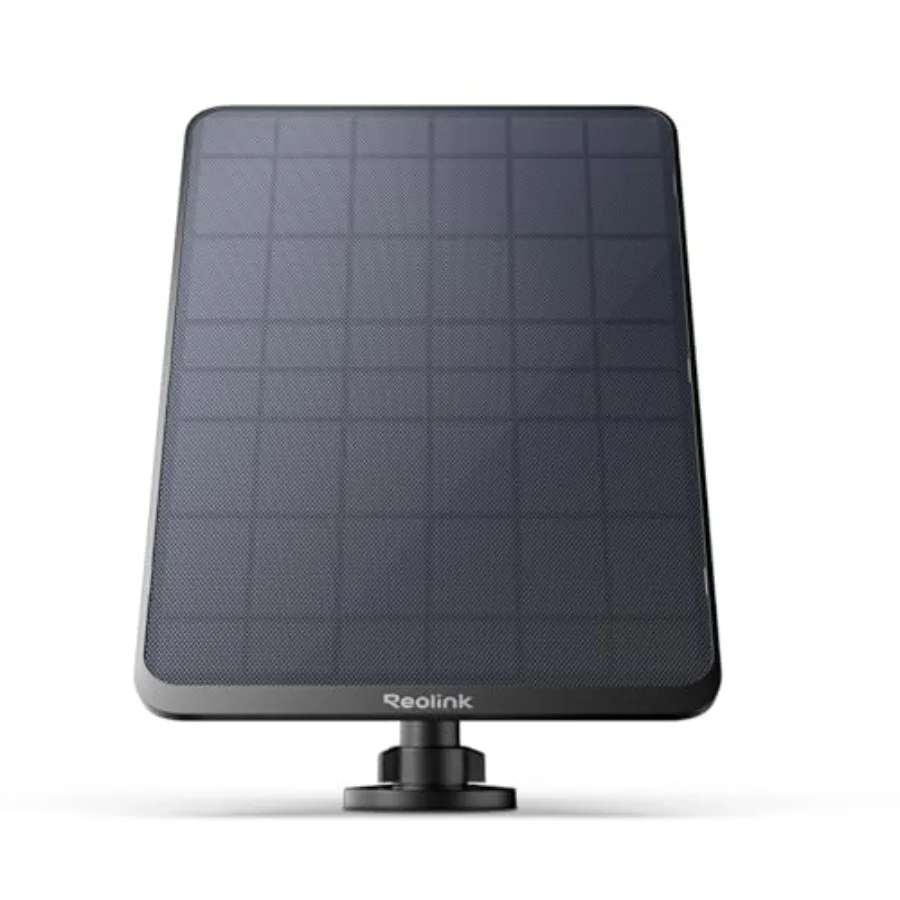 

12W Solar Panel, Non-Stop Solar Power Supply for All Wireless Battery Camera Outdoor, Compatible with TrackMix/Argus PT Ultra/D