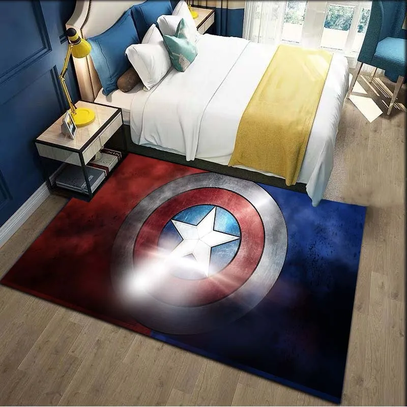 C-CAPTAIN THE USA Shield Fashion Trend Living Room Carpet  Preferred As A Home Gift for Friend carpets for bed room