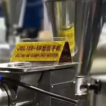 ماكينة صنع الزلابية الأوتوماتيكية الصغيرة رافيولي بيروجي بيلميني جيوزا تورتيليني/ماكينة صنع السمبوسك الصغيرة بالكامل