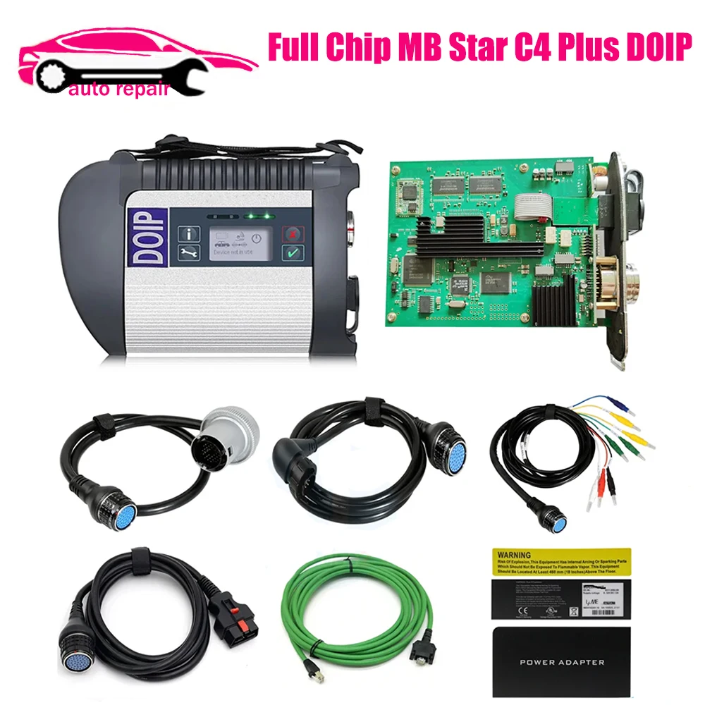 

New Version Full Chip MB Star C4 Plus DOIP Multiplexer Diagnostic Tool SD Connect Wifi Function Cooler For Long Operation