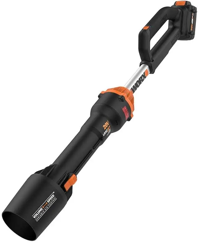 WG543 20V LEAFJET Leaf Blower Cordless with Battery and Charger, Blowers for Lawn Care Only 3.8 Lbs., Cordless Leaf B