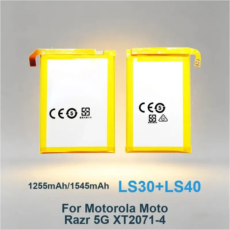 

LS30+LS40 Mobile Phone Battery For Motorola Moto Razr 5G XT2071-4 Real Capacity