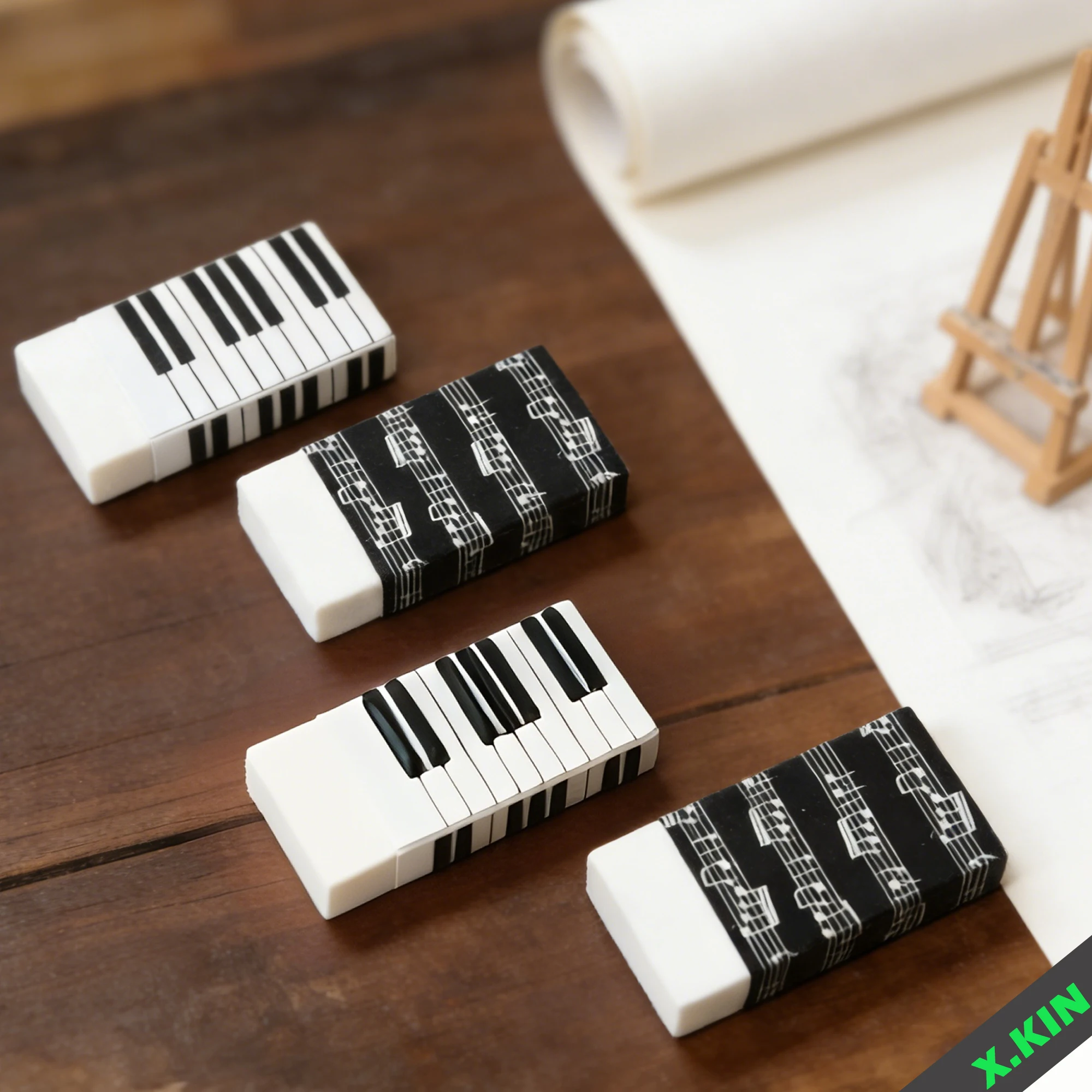 

2/шт музыкальный ластик для фортепиано персонал нотация ластик с рисунком клавиатуры