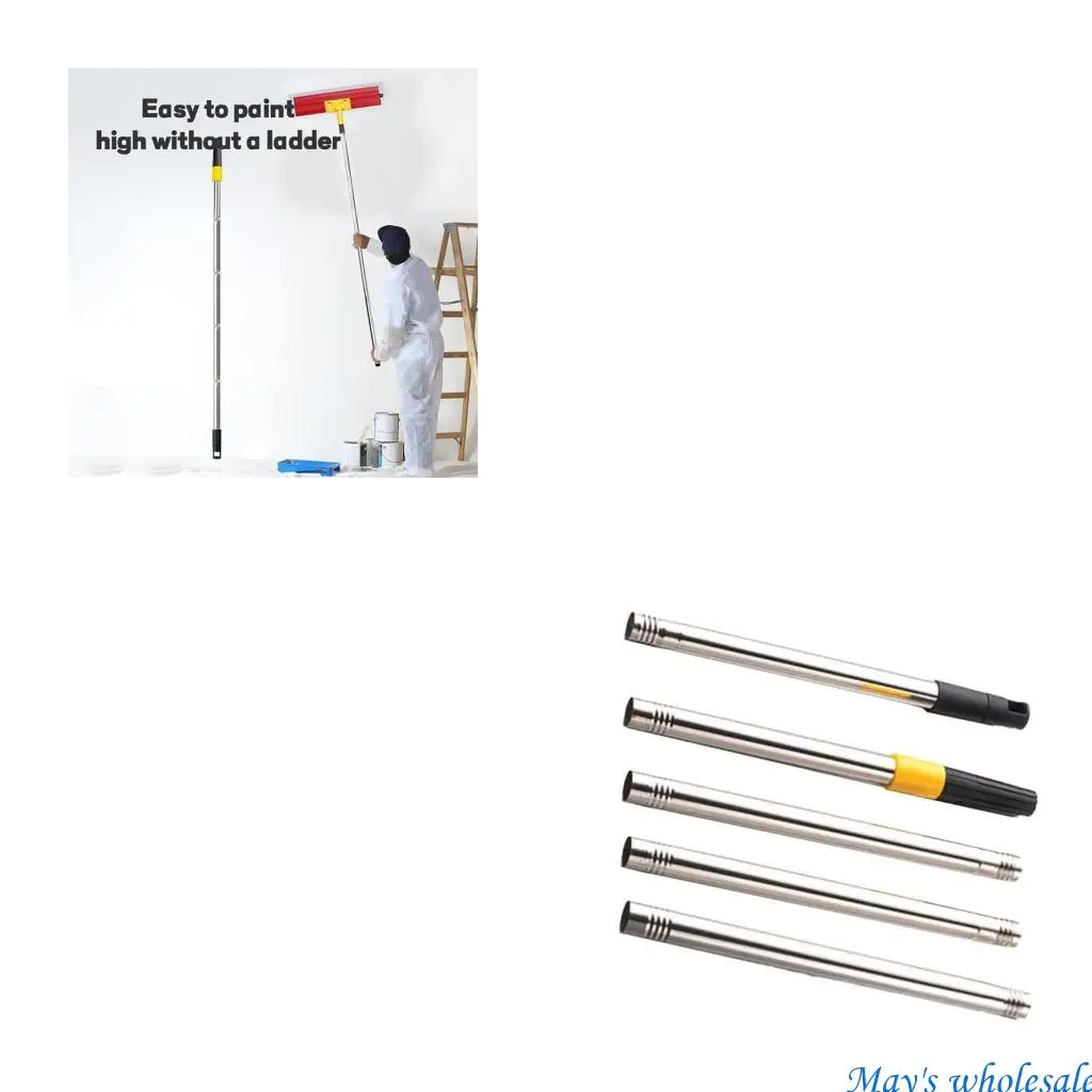 

Выдвижные малярные стойки с телескопической ручкой, 5 шт., для маляров и чистящих средств, 448A