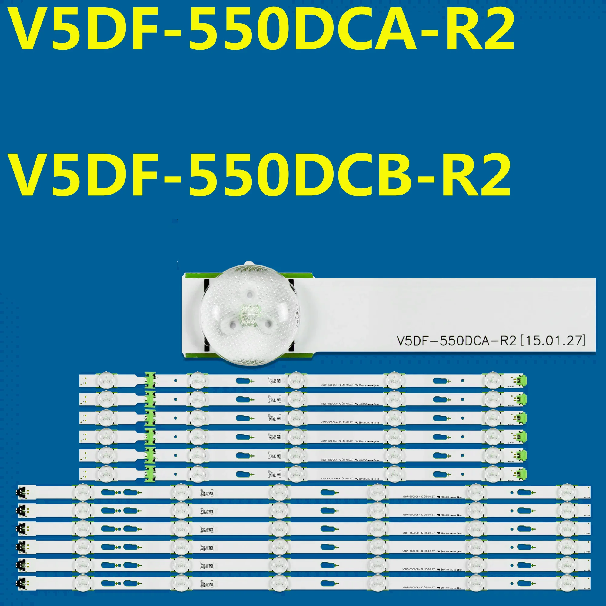 

LED Backlight Strip For UN55J6500 UN55J6520 UE55J6300 UE55J6370S V5DF-550DCA-R2 V5DF-550DCB-R2 BN96-34787A 34788A CY-WJ055CGLV1