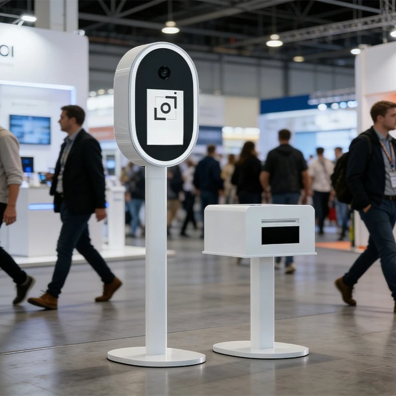 Smart Portable Self-Service Photo Booth with Instant Printing Ideal for Press Conferences, Weddings, and Parties