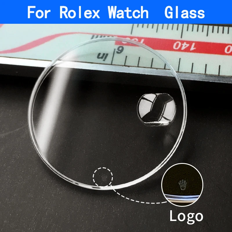 

For Rolex Sea-Dweller With Date Window Laser Marker Anti-scratch Watch Glass Sapphire Crystal 126600 126603