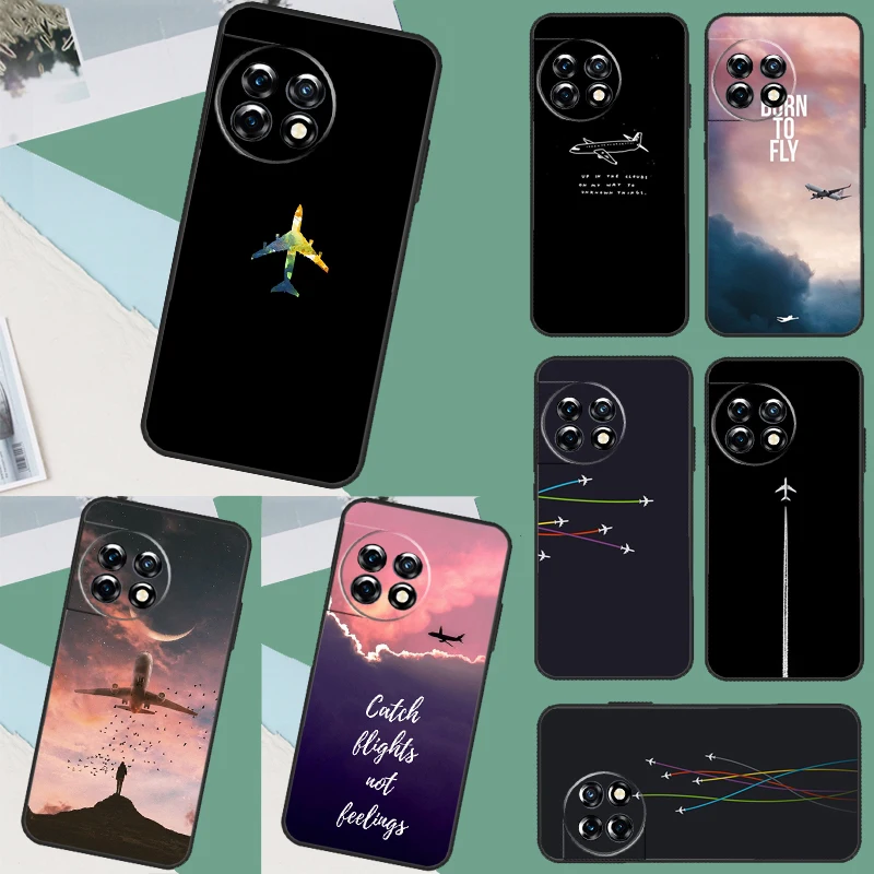 Plane Fly Your Dreams Case For Oneplus Nord CE 3 Lite 2 2T N10 N20 N30 OnePlus 11 10 9 Pro 8T 9R 10R 10T Cover