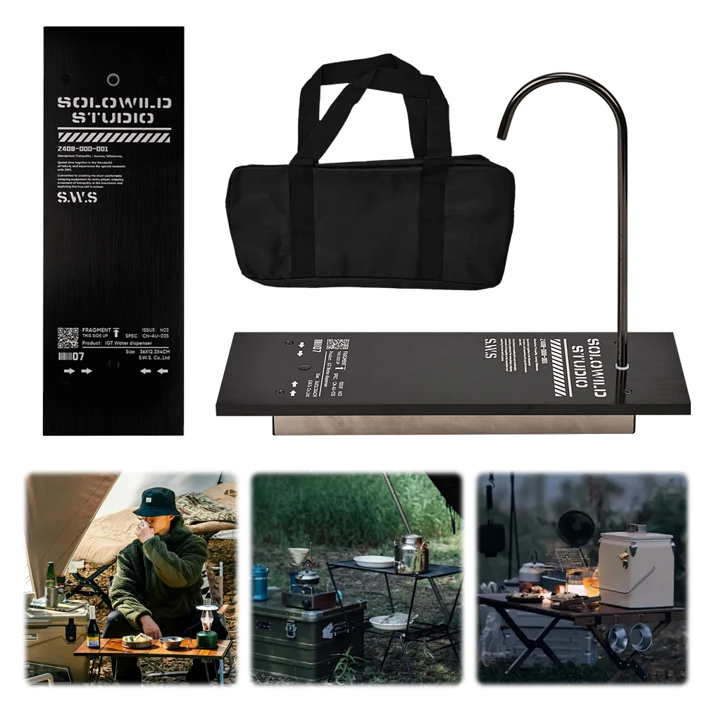 

Camping Water Pump Unit Board One Key Control Outdoor Water Dispenser Rechargeable Auto Water Pump Camping Supplies