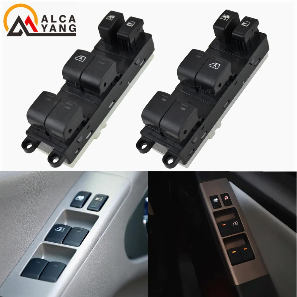 Malcayang Master Electric Power Window Switch 25401-EA003 for Nissan Frontier 2005 2006 2007 2008-2011 Xterra 2005 2006 2007