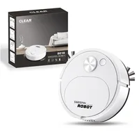 NEW USB Sweeping Robot Vacuum Cleaner Mopping 3 In 1 Smart Wireless 1500Pa Dragging Cleaning Sweep Floor for Home Office 6