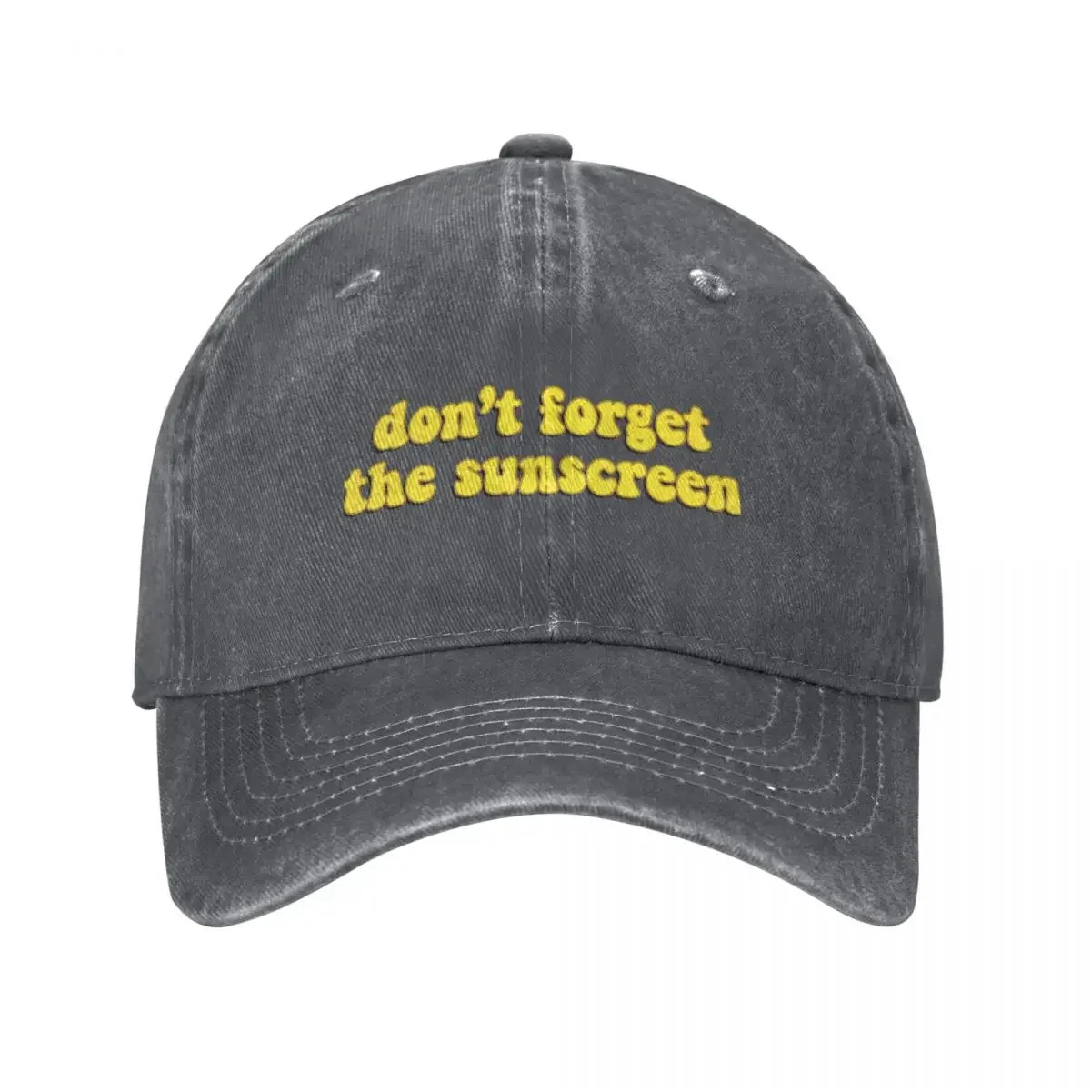 don't forget the sunscreen SPF Baseball Cap Beach Bag sun hat Men Luxury Brand Women's