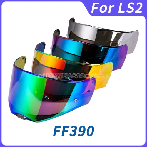 Visera de casco de cara completa para LS2 FF390, visera de casco adicional con agujeros de película antiniebla solo para cascos de motocicleta LS2 FF390