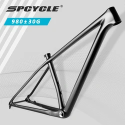 Spcycle Toray T1000 Carbon MTB Frame 29er Boost 148x12mm BSA Super Light 980g Hardtail Mountain Bike Carbon Frame