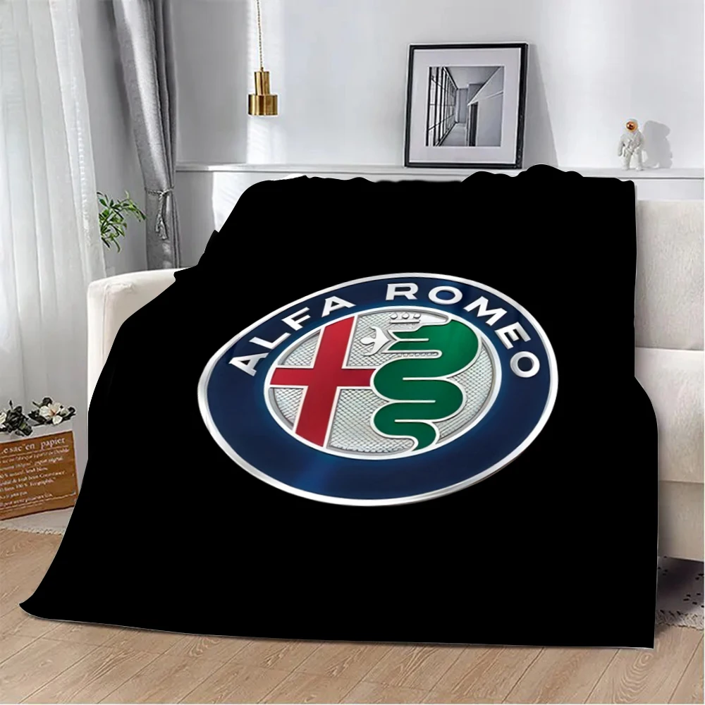 Sports Car Luxury ALFA-ROMEOES Printed Blanket Picnic Blankets Warm Blanket Soft and Comfortable Home Travel Birthday Gift