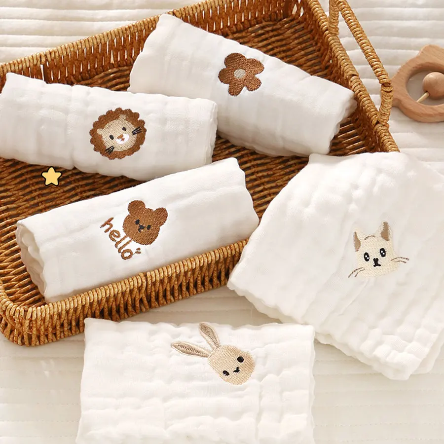 4/5 قطعة مناشف أطفال مع أنماط متعددة مناسبة لتعليق المناديل المطبوعة في حمامات الأطفال #5