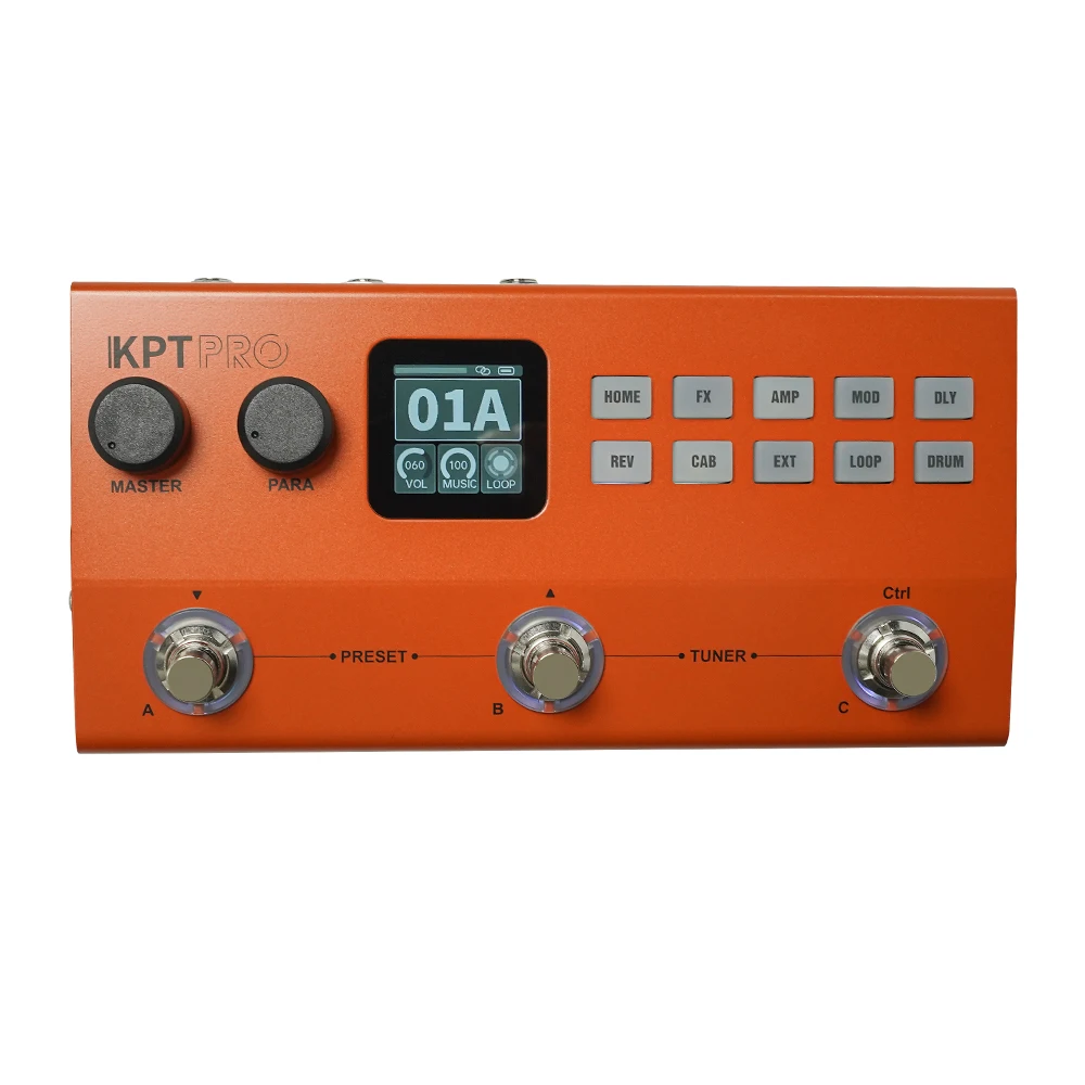 M-VAVE KPT PRO Comprehensive Effect Device with 60 Types of IR Box Simulation | Balanced Output & Expression Pedal Interface