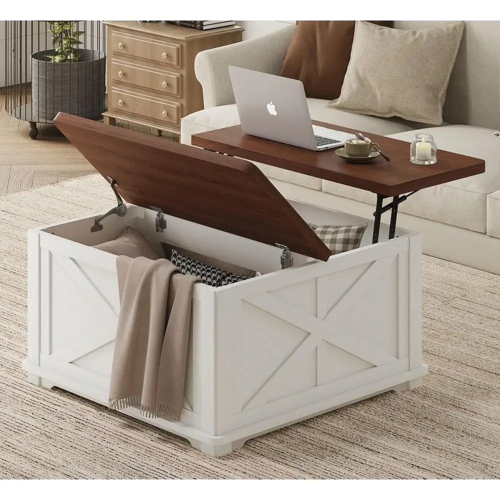 

Квадратный журнальный столик с отсеком для хранения, журнальный столик со светлой столешницей, деревянные журнальные столики с коричневыми крышками-откидными панелями, центральный или гостиный столик