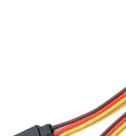 2pcs RC Servo Y Lead Cable Connector Male Female Wire Splitter Futaba JR 15cm for RC Boat Car Helicopter Toys Car Aircraft FPV