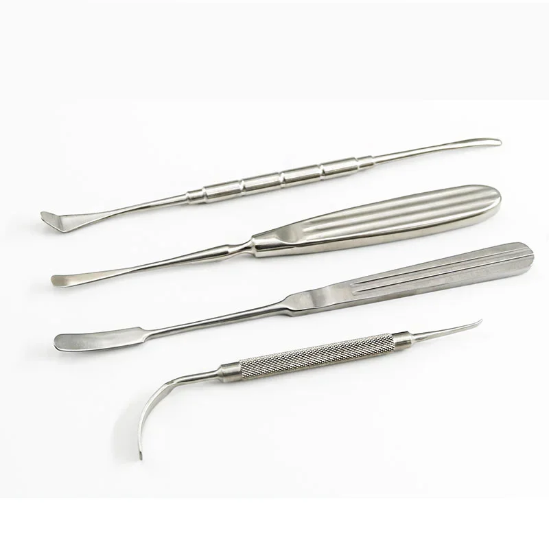 Double Headed Rhinoplasty Instruments Periosteum & Scleral Strippers Mandibular Angle Eye Nose Stripper Tool for Surgical Use