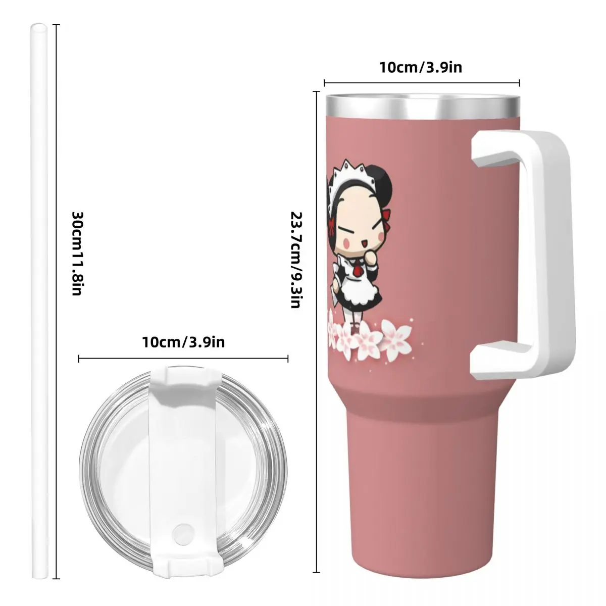 Pucca Bride Tumbler Cold Drink Water Bottle Portable Stainless