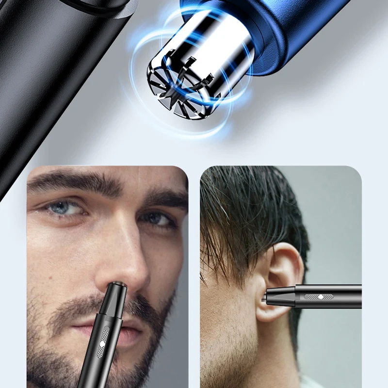 MAIZIUP Electric Nose Hair Trimmer machine Shaver Two-in-one Washable Hair Shaving Tool Portable nose and ear razor Trimmer