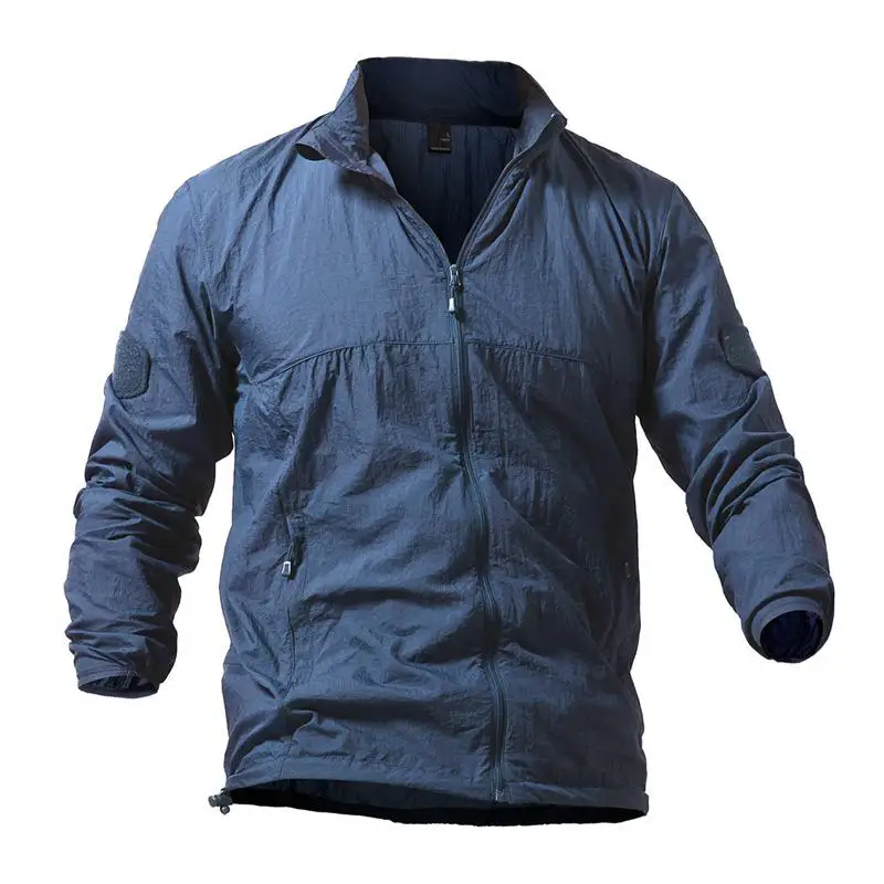 Zomerzonnebrandcrème Ademend Ultradun Sneldrogend Militair Uniform Kleding Softshell Jasje Mannen Tactisch Ademend Jas Leger