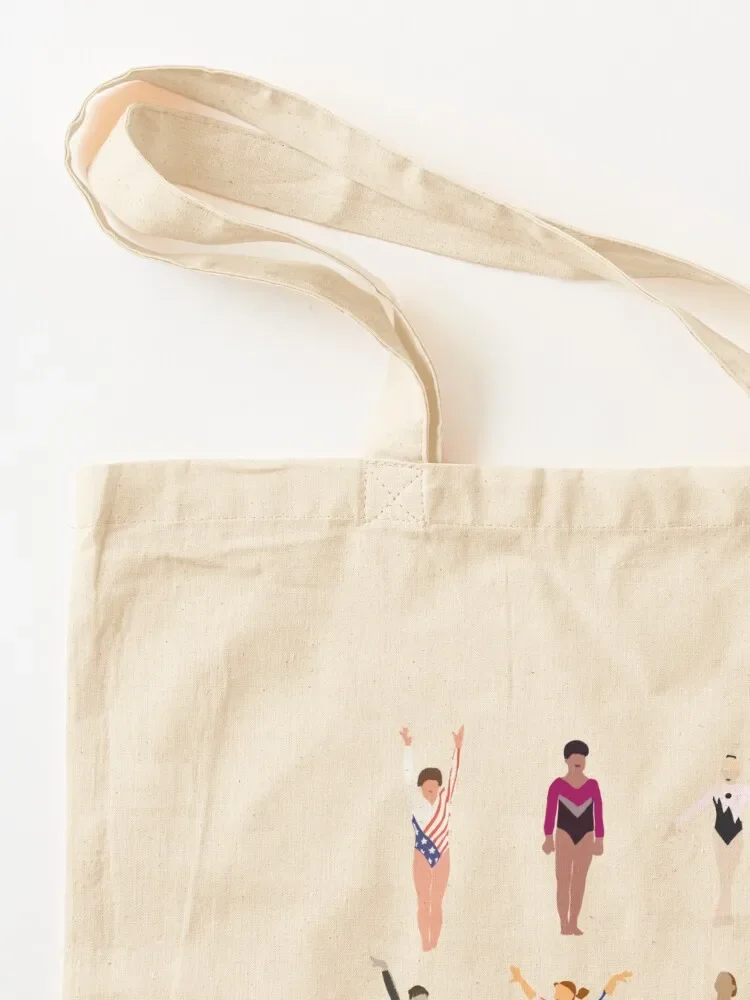 Bolsa tote dos campeões da ginástica, sacolas de pano, sacolas de compras