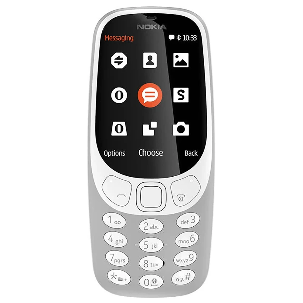 Nokia 3310 2018 Backup Phone 2.4-inch 2SIM 1200mAh MP3 FM Radio 2MP Bluetooth Flashlight Micro-USB Nokia 3310 Used Phone Unlock