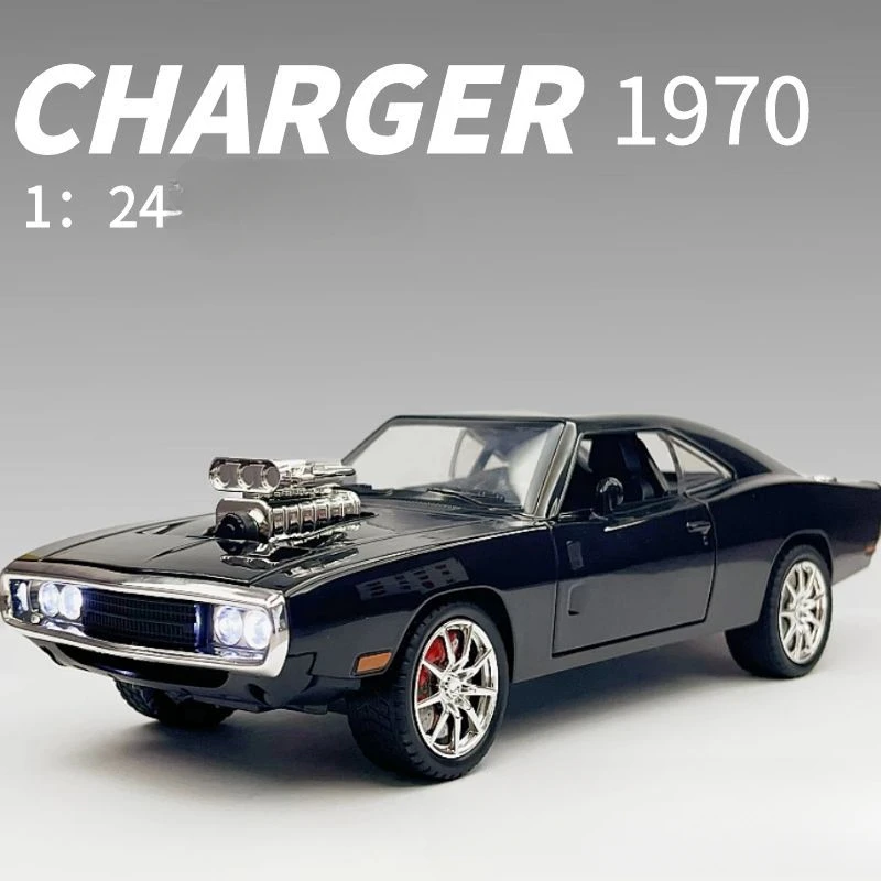 1:32 Dodge Charger Alloy Car Model Simulation Car Racing Children's Toy Car Collection Ornaments Boy Gift